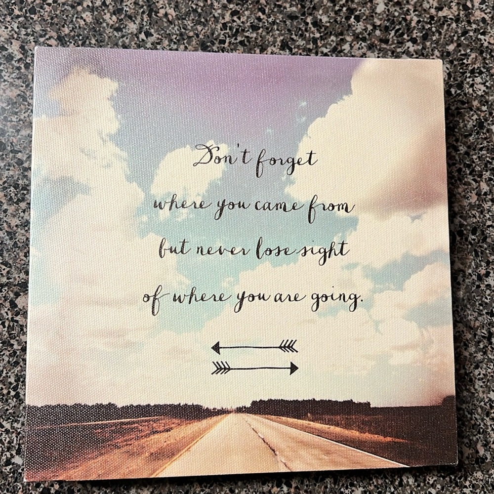 ~8x8in Inspiration Art on Canva